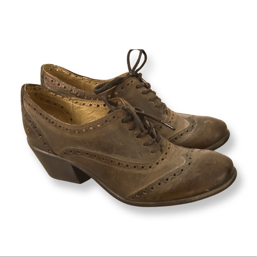 Frye lace up bootie